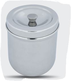Dressing Jar with cover 125 x 125 mm