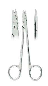 Quinby Gum Scissors Straight Fig. 1 (12.5cm)