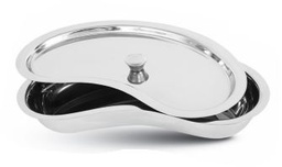 [RAL-130-01] Kidney bowls with Cover, 160mm