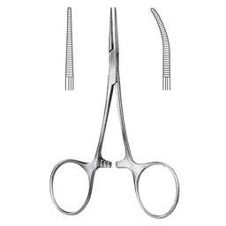 [RG-122-10] Hartmann Artery Forceps, Cvd, 10cm