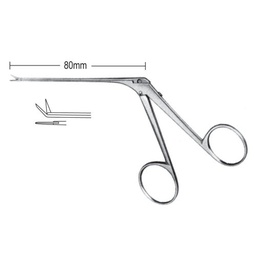 [RV-164-02] Bellucci Micro Ear Scissors, 4.0x1.5mm Curved Up